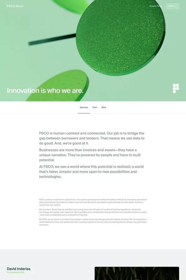 About FSCO / FSCO - About Us  design inspiration