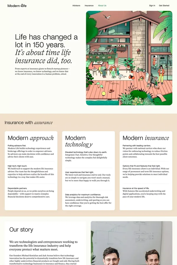 About Us – Modern Life - About Us  design inspiration