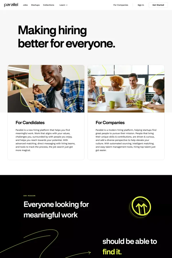 Parallel | About Us - About Us  design inspiration