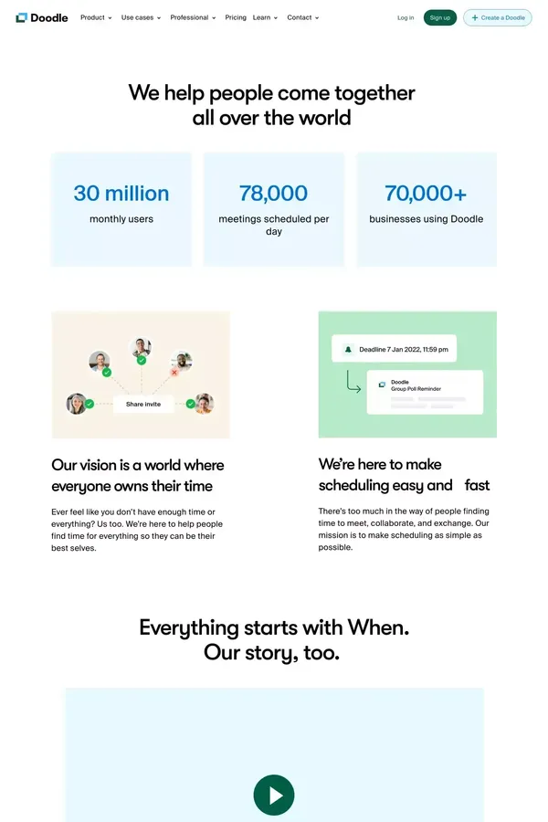 About us | Doodle  | Doodle - About Us  design inspiration