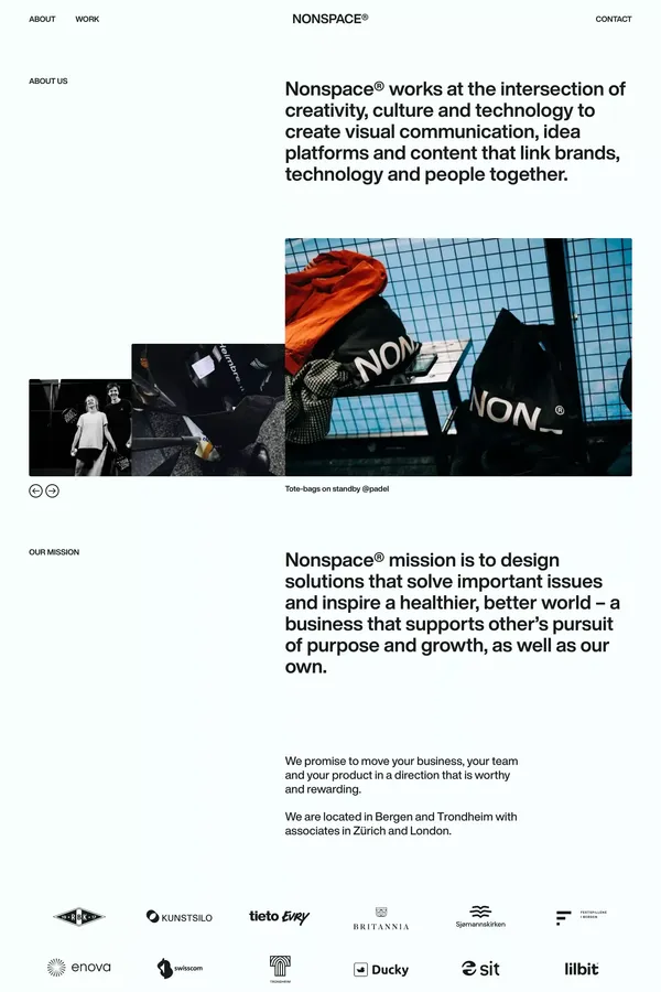 About us | Nonspace® - About Us  design inspiration