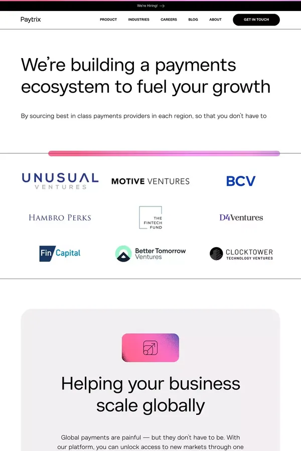 Paytrix | About - About Us  design inspiration