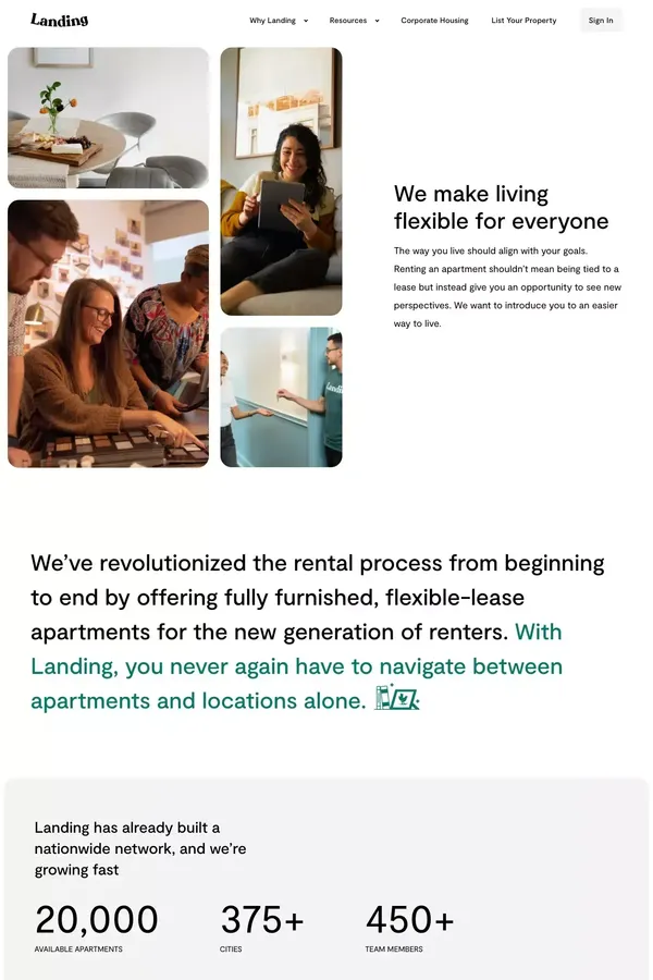 Landing - About - About Us  design inspiration