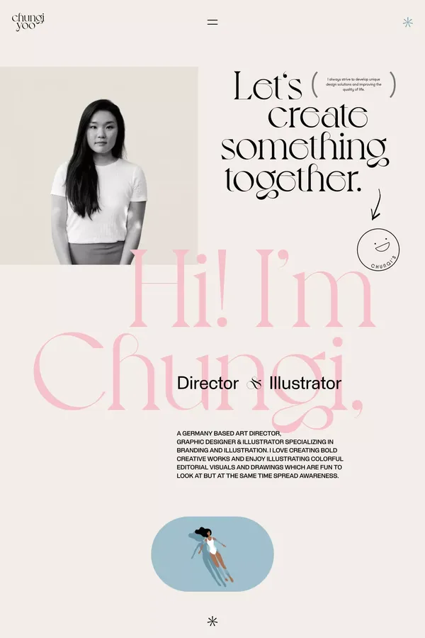 ChungiYoo - About - About Us  design inspiration