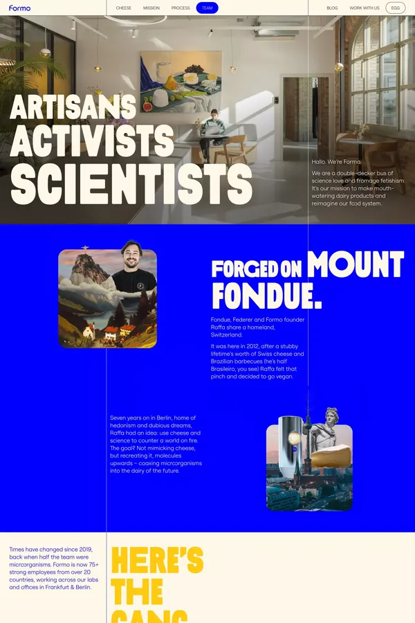 Team - Formo - About Us  design inspiration