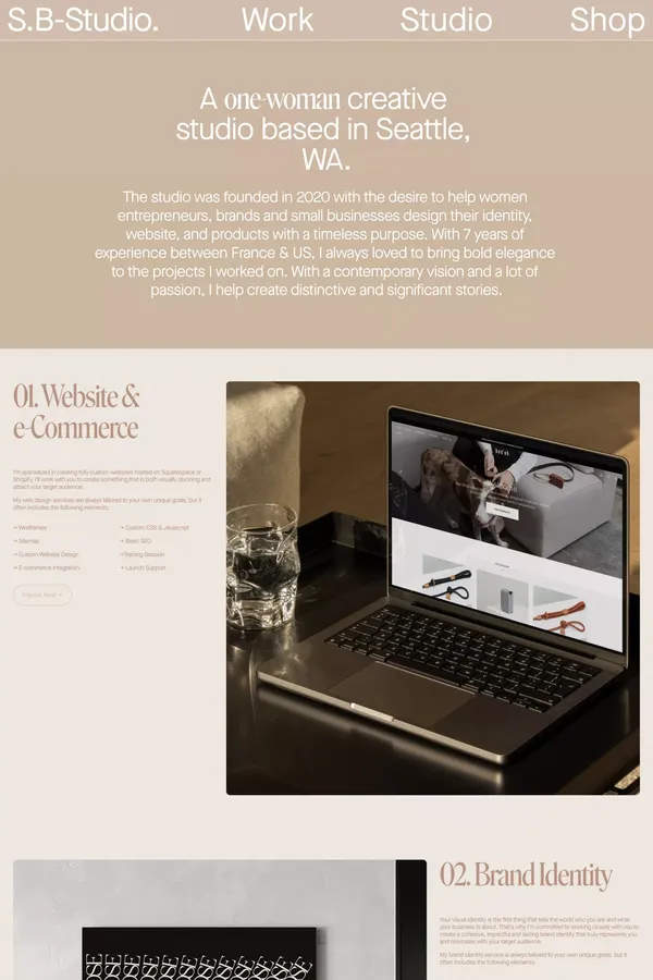 Studio — S.B-Studio. - About Us  design inspiration