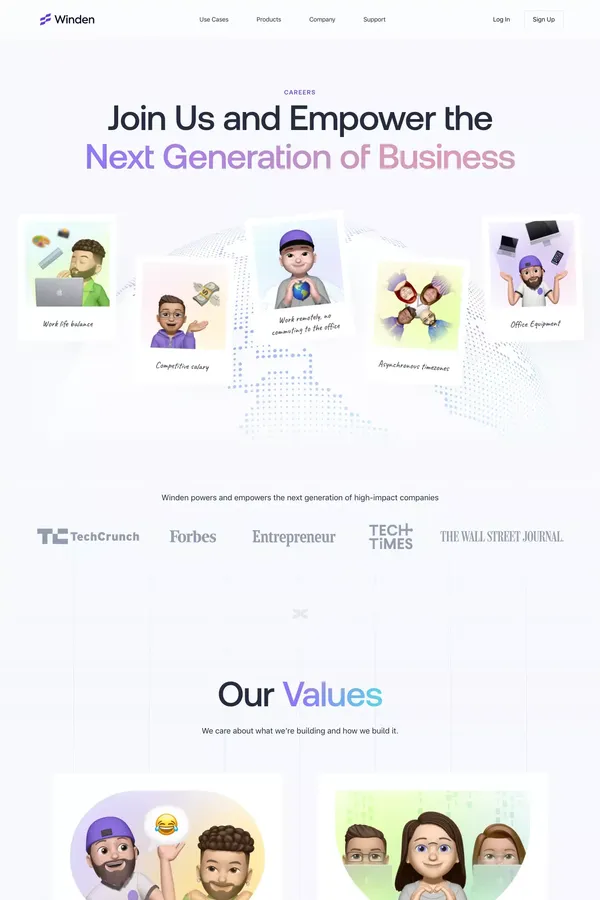 Winden - Careers - Career design inspiration