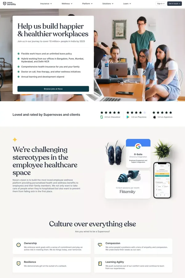 Careers - Nova Benefits - Career design inspiration