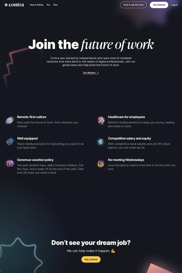 Careers | Contra - Career design inspiration