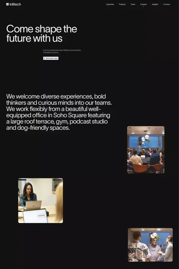Careers | TriliTech - Career design inspiration