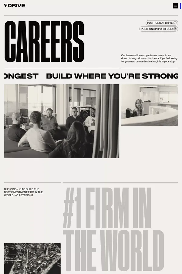 Drive Capital - Careers - Career design inspiration