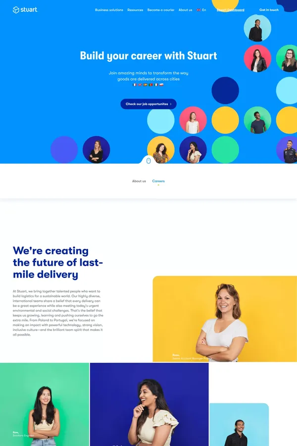 Build your career with Stuart - Career design inspiration