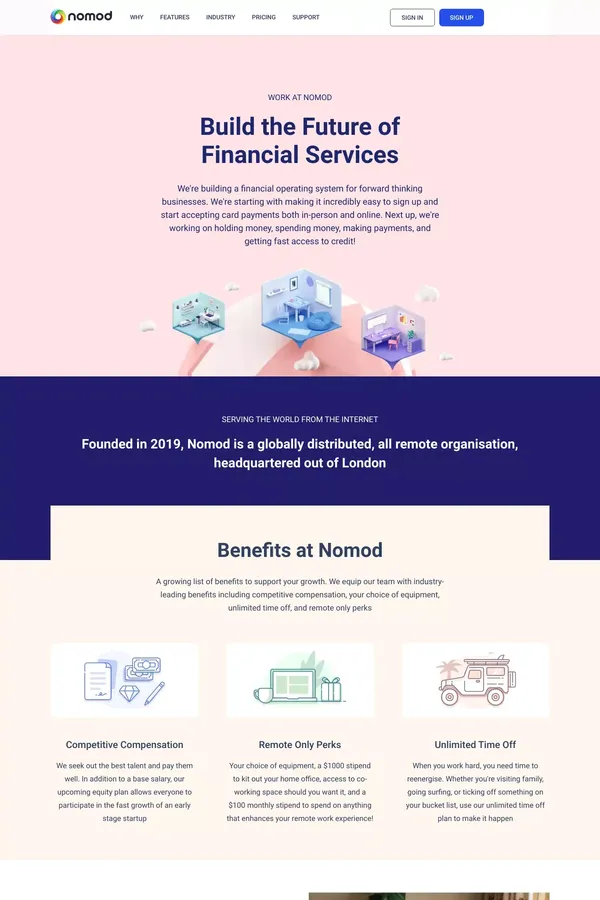 Nomod - Career design inspiration