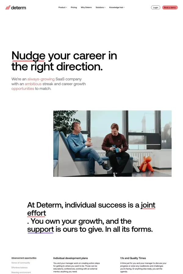 Careers - Determ - Career design inspiration