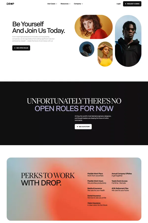 Drop - Careers - Career design inspiration