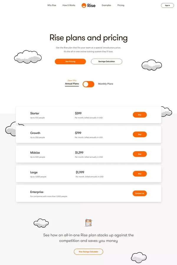 Introductory Pricing for Rise | Rise - Pricing design inspiration