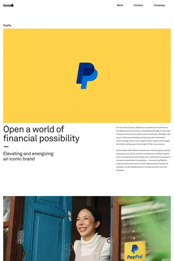 PayPal — Gretel - Case Study design inspiration