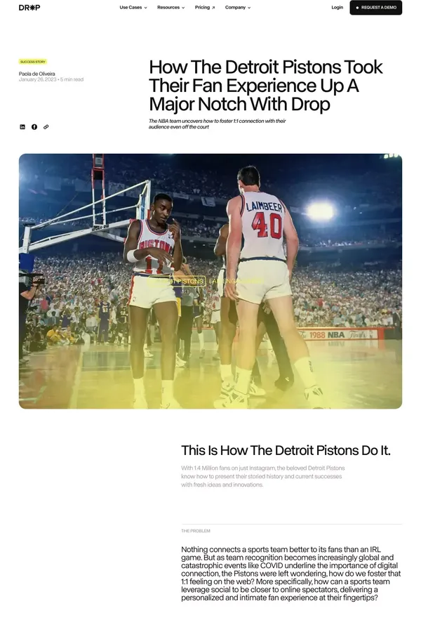 Drop - Case Study design inspiration