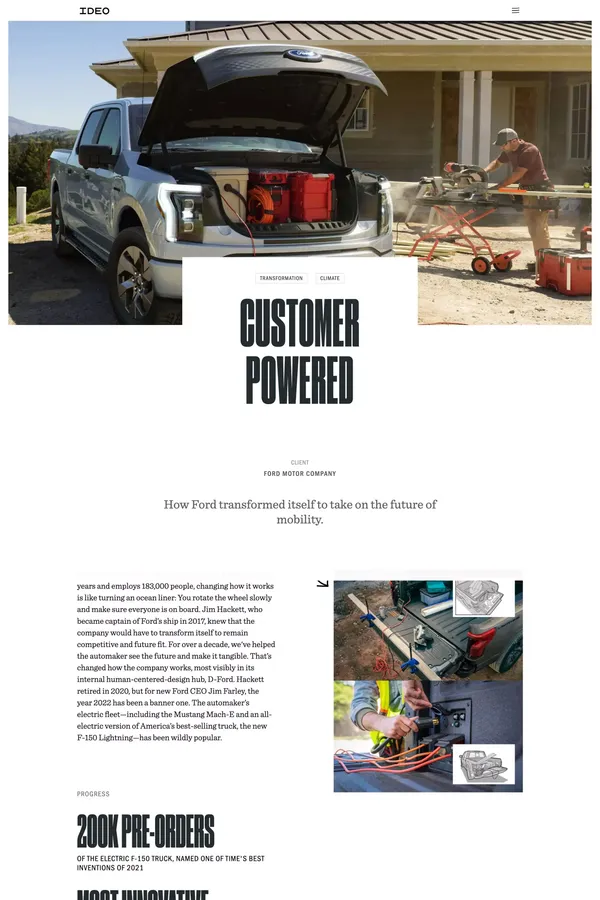 IDEO | Human-Centered Design Firm | Learn More - Blog Post design inspiration