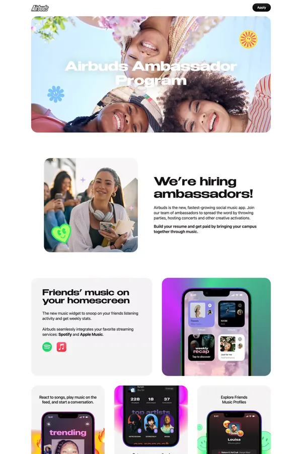 Airbuds Ambassadors Program