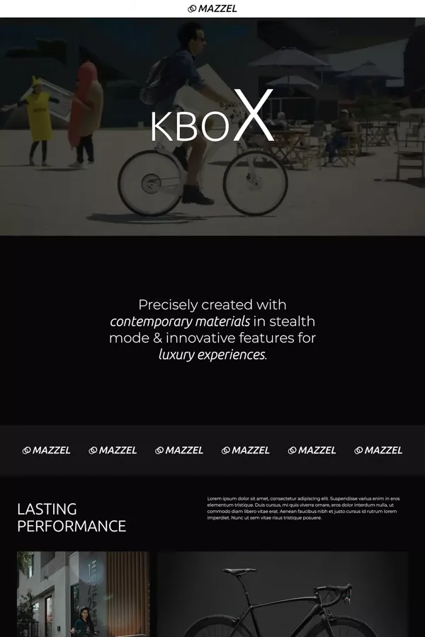 Mazzle - Webflow HTML website template