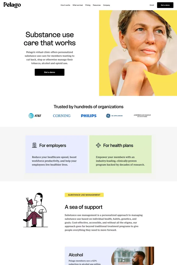 Pelago | Virtual clinic for substance use management