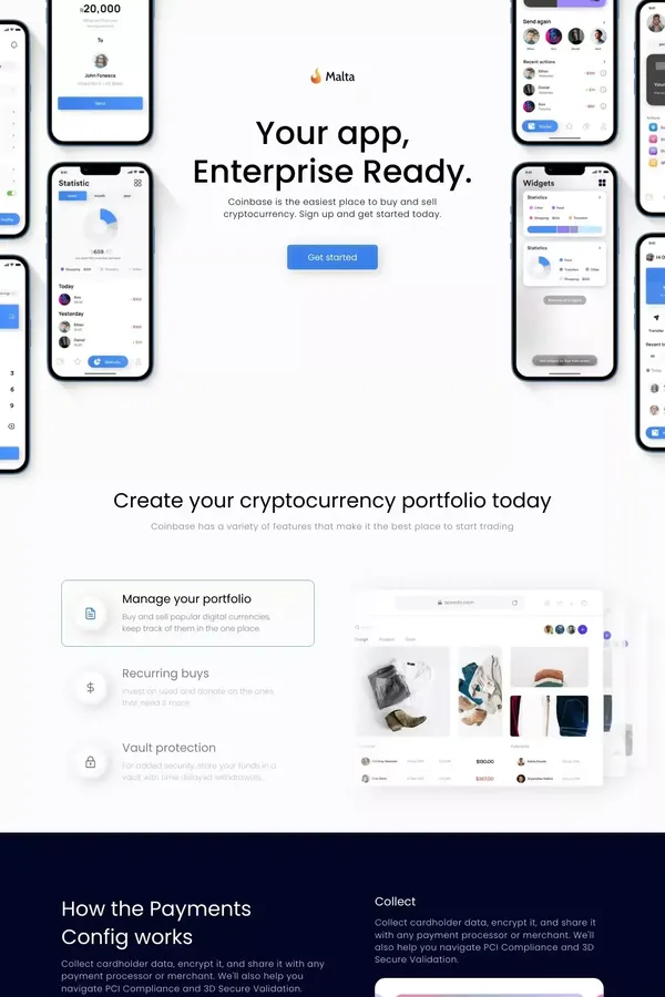 Malta - Webflow HTML website template