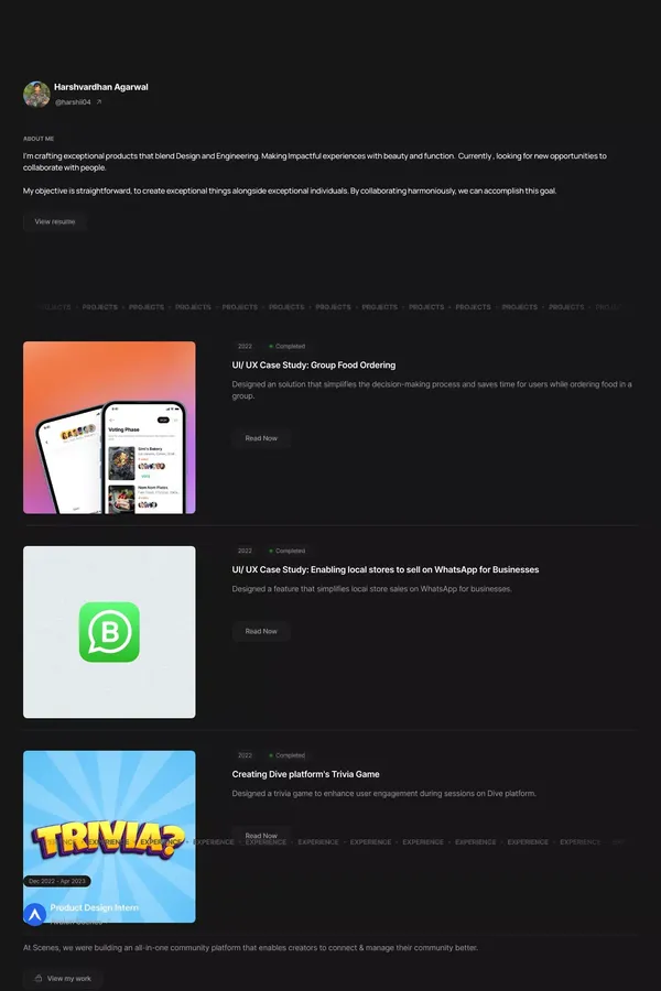harshvardhan agarwal, designer