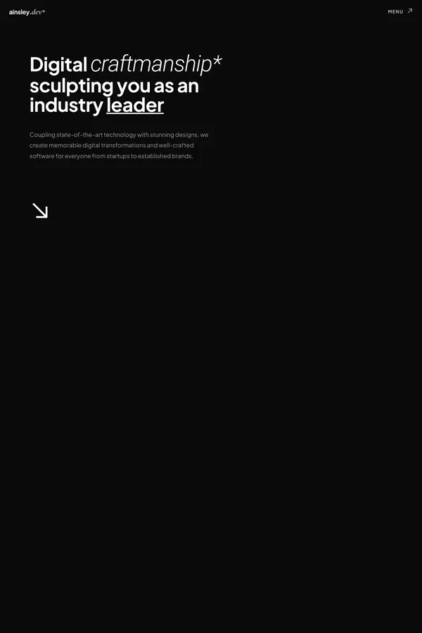 Bespoke Software, Web Design & Development in Kent & London | ainsley.dev®