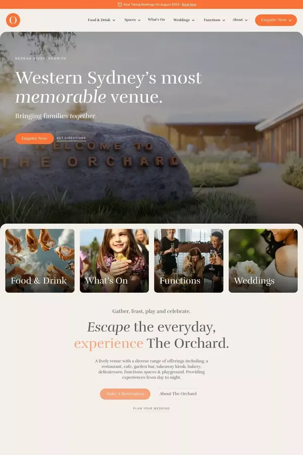 The ORCHARD Penrith – Food and Events venue. - Other design inspiration