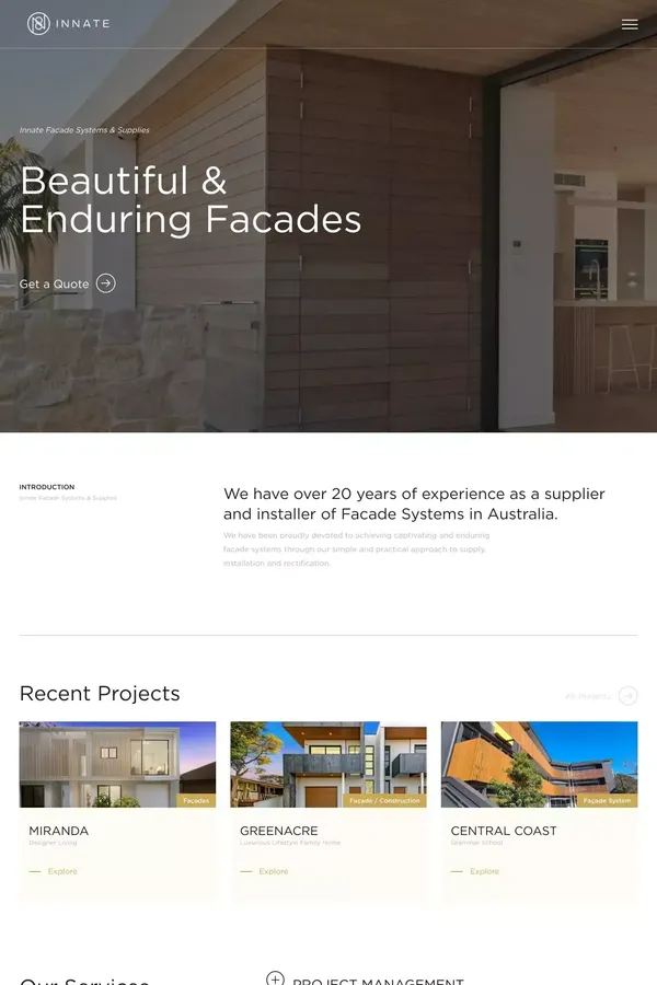 Innate Facade Systems & Supplies - Beautiful & Enduring Facades - Other design inspiration