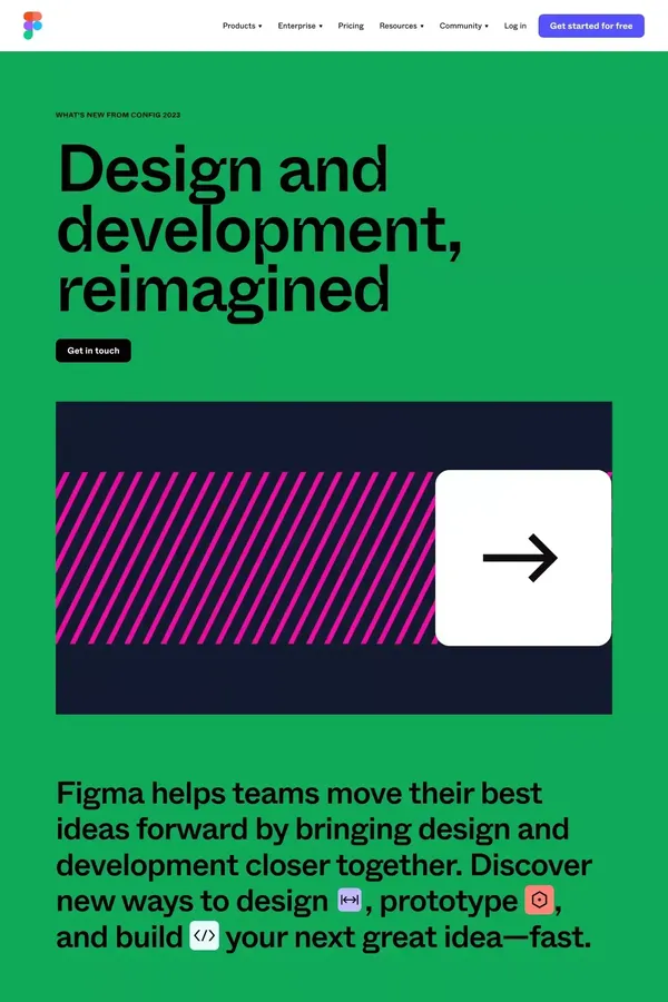 What's New in Figma - Landing design inspiration