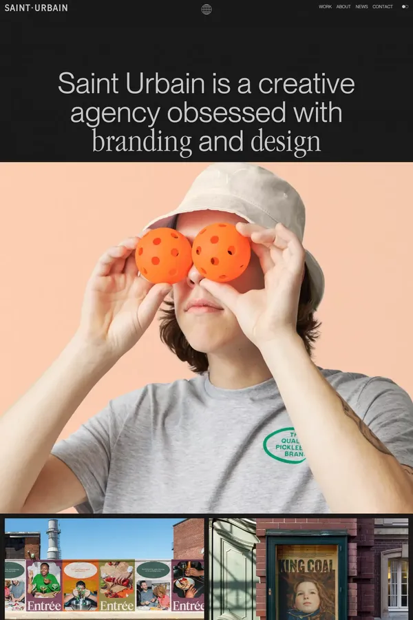 NYC x LA - Branding and Creative Design Agency - Saint Urbain - Portfolio design inspiration