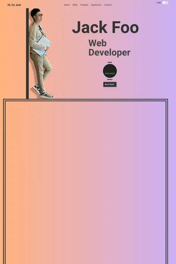 Jack Foo // Web Developer