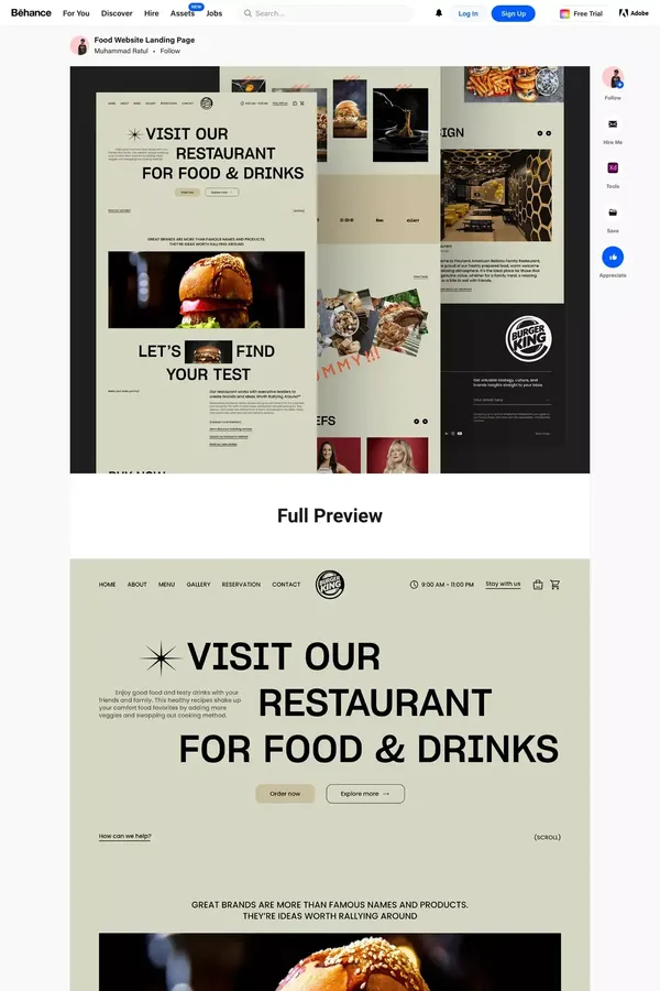 Behance - Portfolio design inspiration