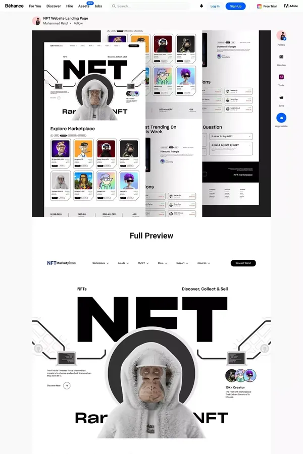 Behance - Portfolio design inspiration