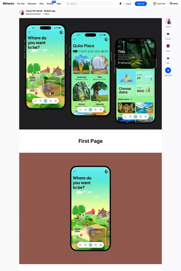 Behance - Portfolio design inspiration