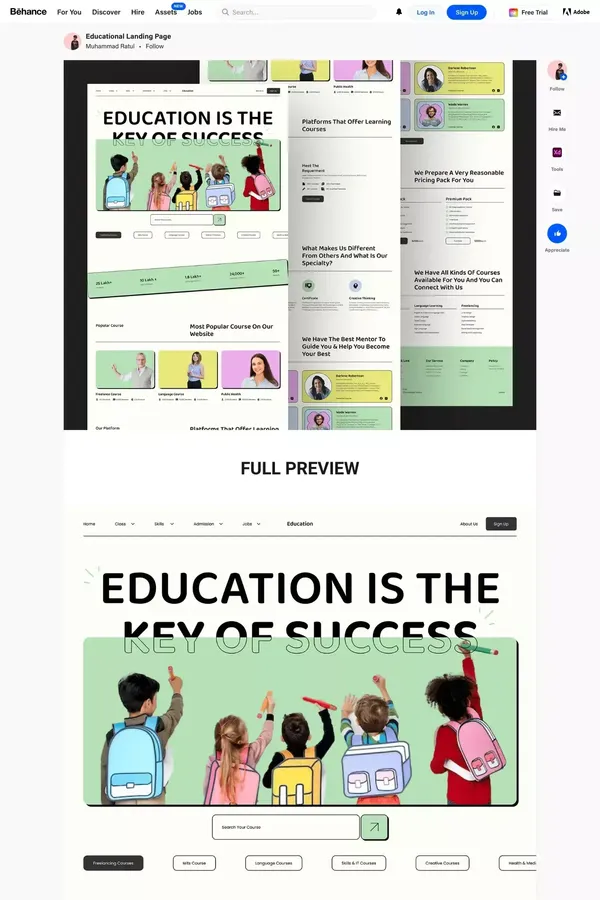Behance - Portfolio design inspiration