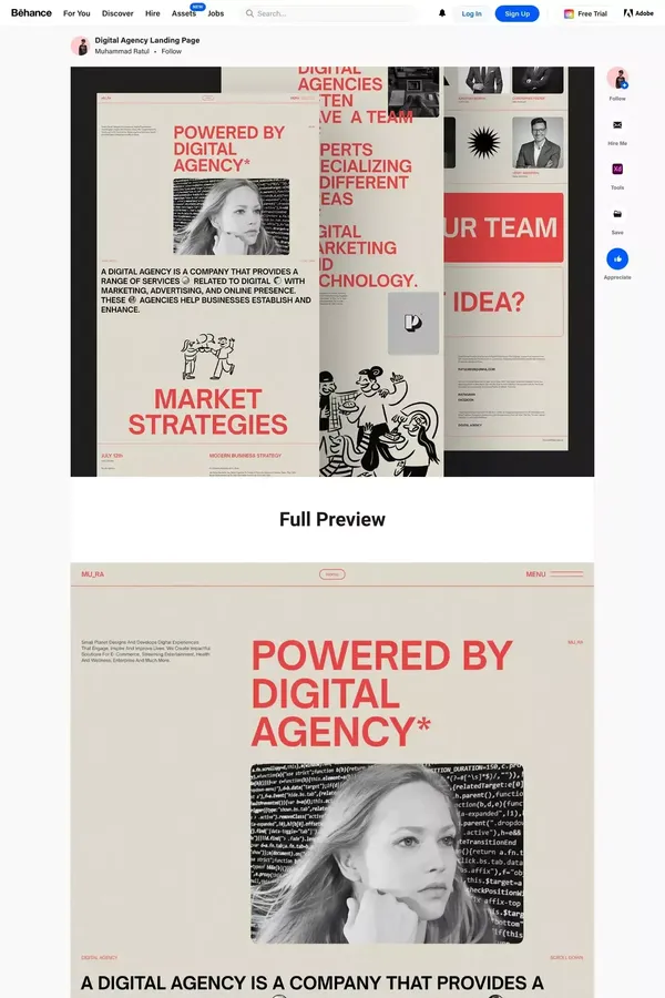 Behance - Portfolio design inspiration