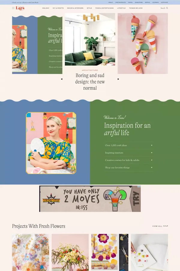 The House That Lars Built - The House That Lars Built - Blog design inspiration