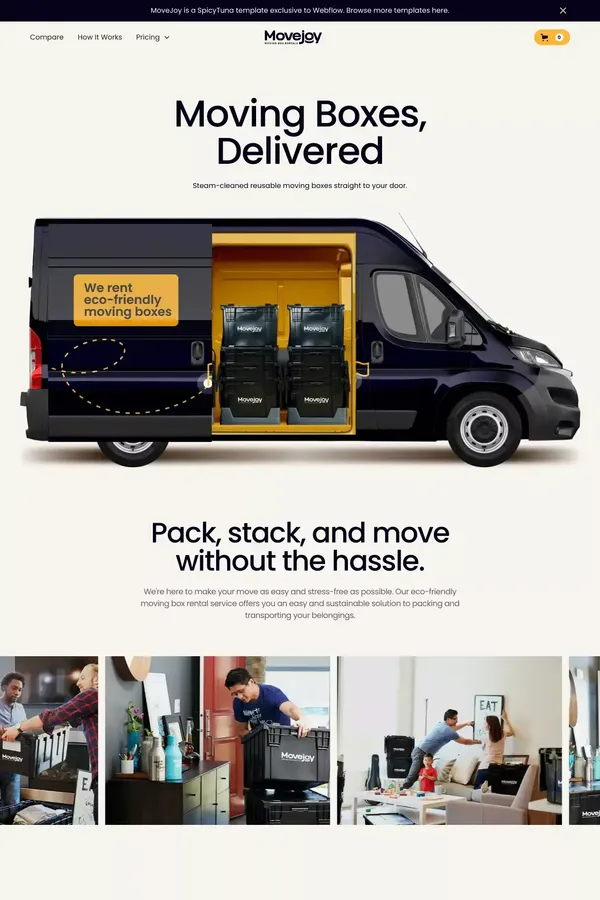 Movejoy - Webflow Ecommerce Website Template