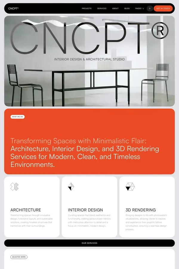 Concept - Webflow Ecommerce Website Template - Portfolio design inspiration