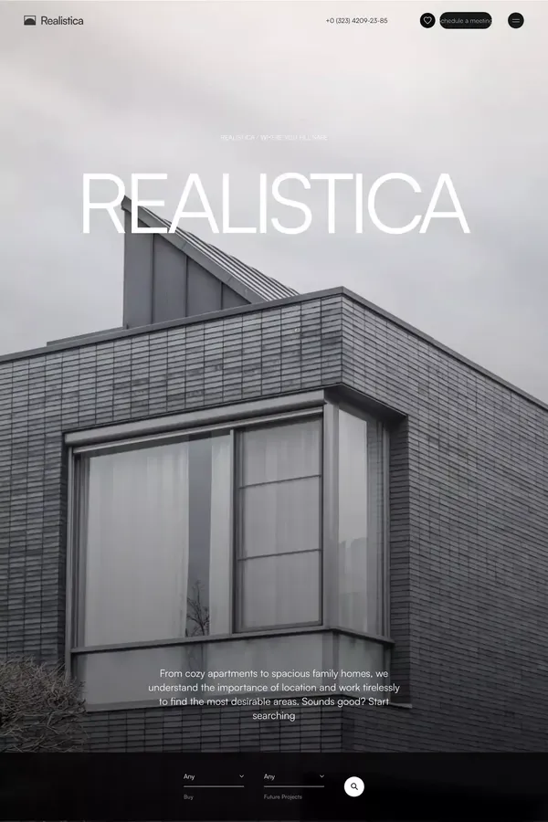 Home - Realistica - Webflow HTML Website Template - website design inspiration