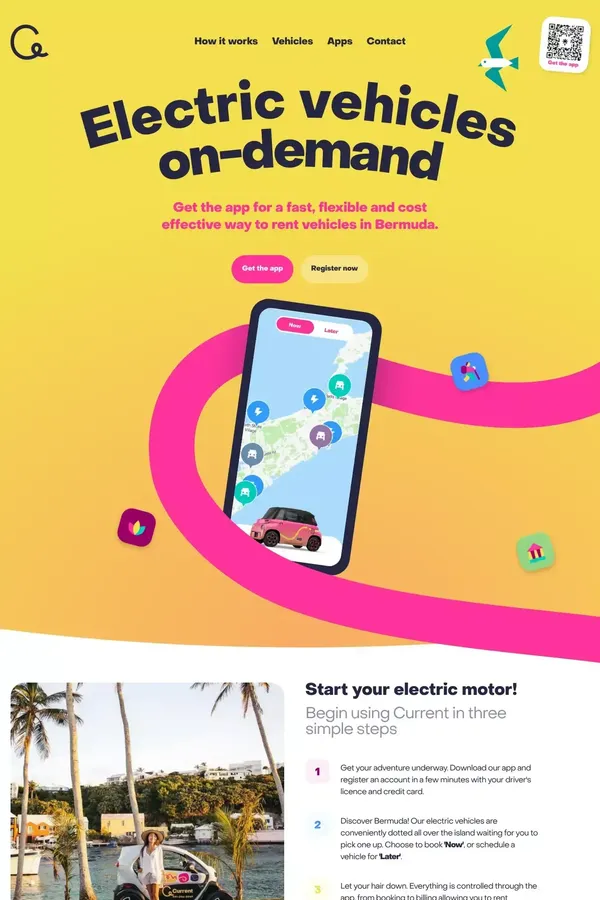 Electric vehicles on-demand - Current