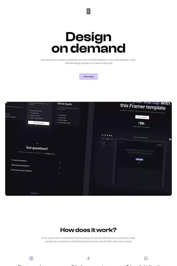 Studio Matt - Design on demand - website design inspiration
