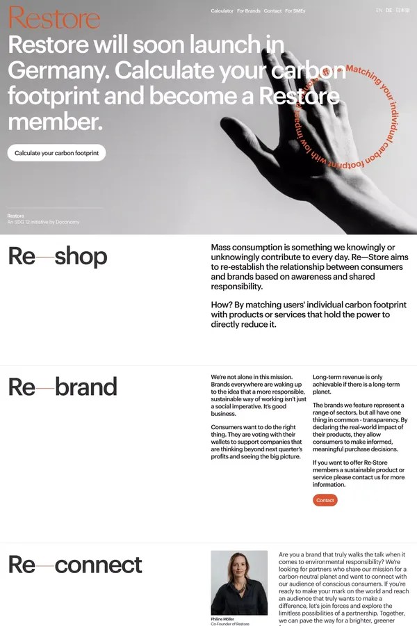 Restore - Other design inspiration