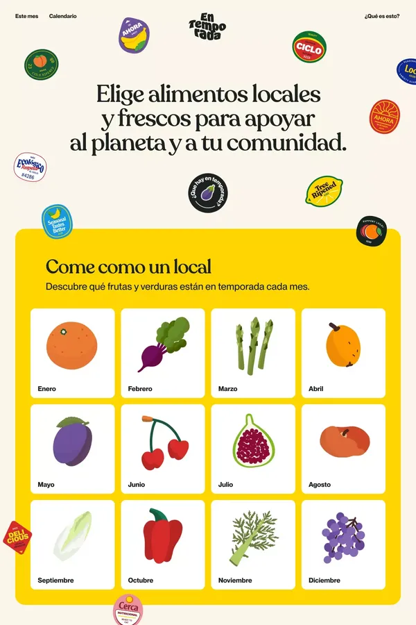 En Temporada - Other design inspiration