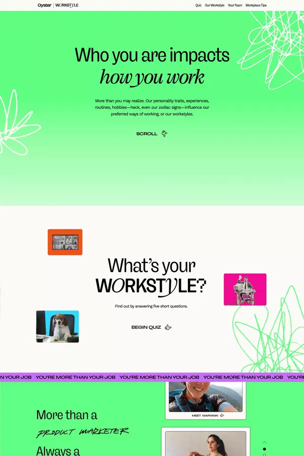 Workstyles in the Workplace - Other design inspiration