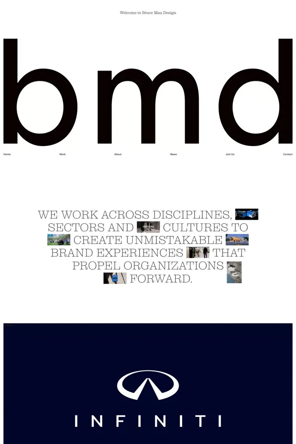 Bruce Mau Design - Portfolio design inspiration