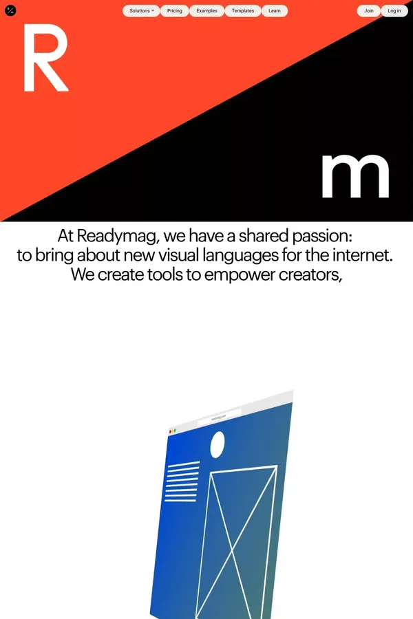 Readymag • About - About Us  design inspiration